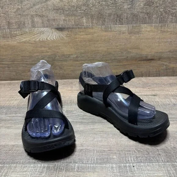 Chaco Z Black Strappy Sandals Women's Size 7 - Picture 5 of 6